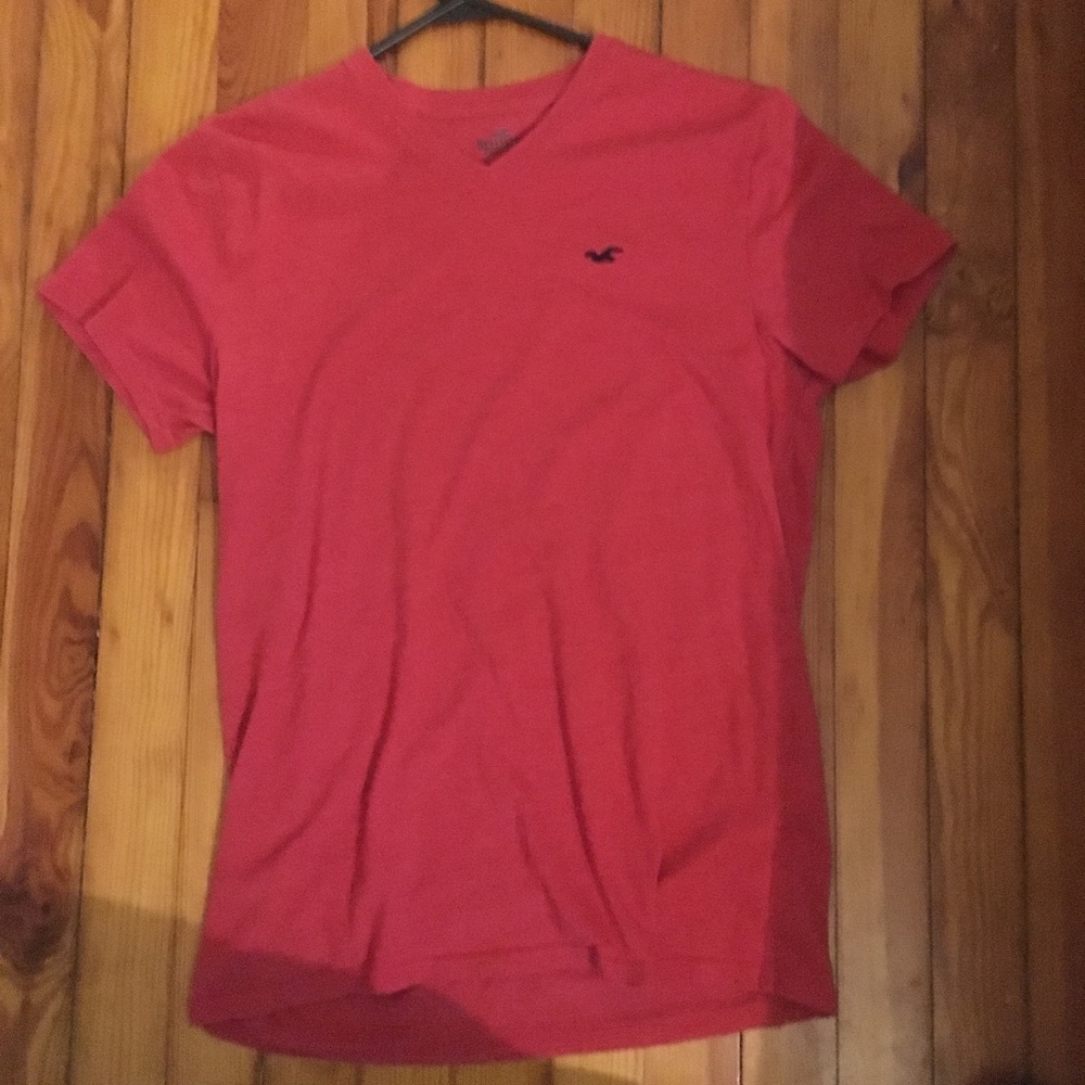 Red Hollister V-neck - Picture 1 of 3